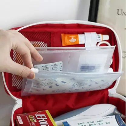 Medical First Aid Kit Pouch Empty Bag - Dezer Mart