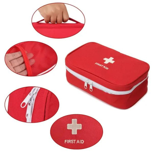 Medical First Aid Kit Pouch Empty Bag - Dezer Mart