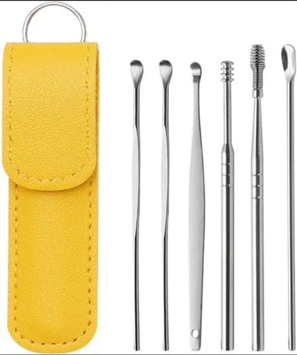 Pack Off 6 Ear Pick With Storage Bag - Dezer Mart