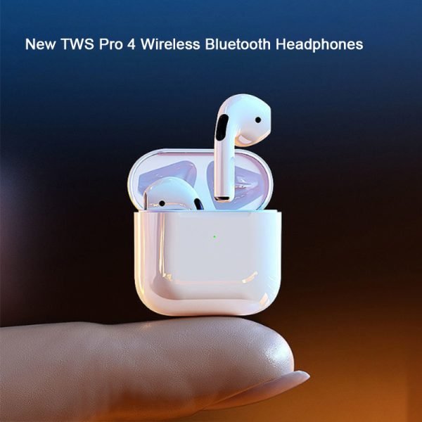 Pro 4 Tws Wireless Headphones Earphone - Dezer Mart