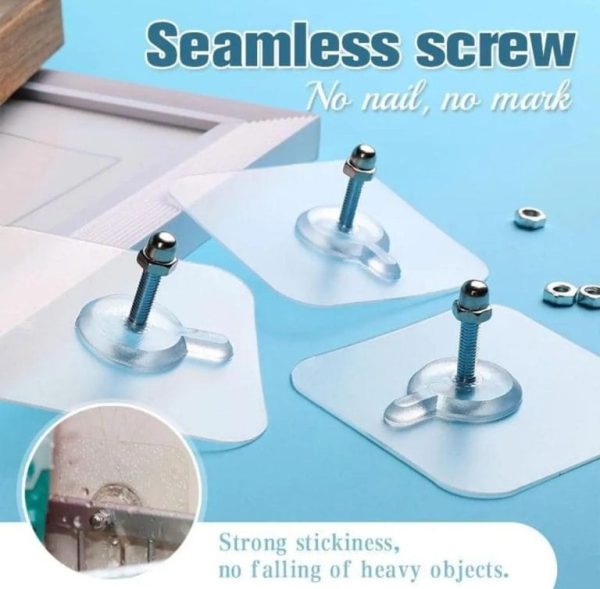 Self Adhesive Wall Screws Self - Dezer Mart